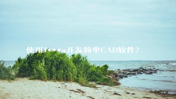 使用J***a开发简单CAD软件？