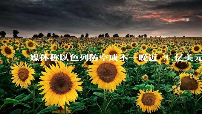 媒体称以色列防空成本一晚近 3 亿美元，最多再撑 12 天，美方会支援吗？若无美补给结果会如何？