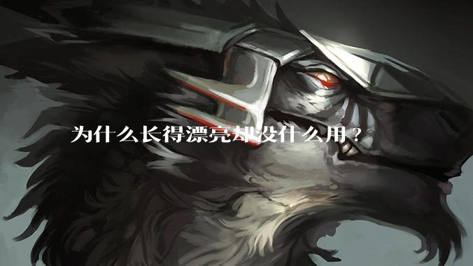 为什么长得漂亮却没什么用?